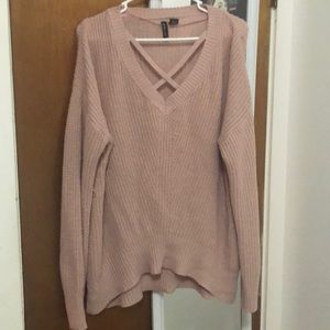 Pink sweater